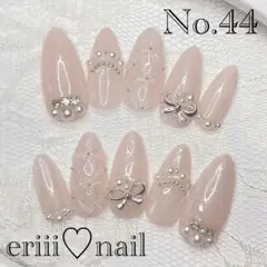 オーダーネイルチップ♡韓国フレンチガーリー量産型スナ系ワンホン姫ギャルオタク地雷