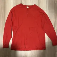 80s L.L BEAN エルエルビーン　ヘンリーネック　カットソー　ロンT