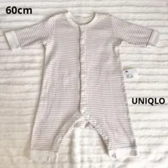 UNIQLO ボーダー ロンパースのサムネイル