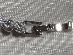 テニスブレスレット シルバーカラー