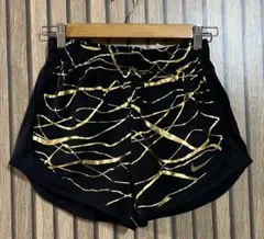 新品　ナイキ　ランニング　ショートパンツ　Sサイズ ブラック　ゴールド