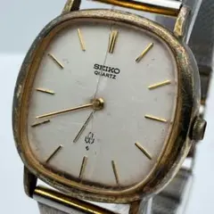 稼働品 SEIKO シャリオ クォーツ 腕時計 ゴールド ヴィンテージ メンズ