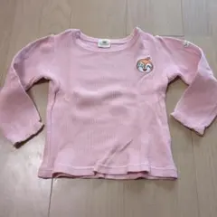 バースデイ　アンパンマン ピンク 長袖Tシャツ