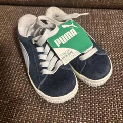 PUMA キッズ スニーカー ネイビー