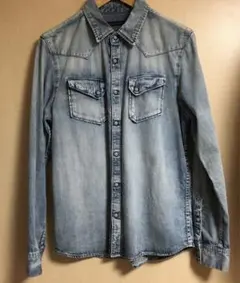 未使用品 GOSTAR DE FUGA デニム 長袖 シャツ ブルー hare