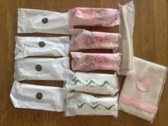 ホテルアメニティ　使い捨てヘアブラシ&ボディタオルセット　未開封　まとめ売り