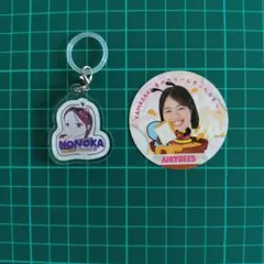 デンソーエアリービーズ　No.14 山崎のの花　キーホルダー & ステッカー