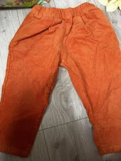 BREEZE コーデュロイパンツ オレンジ 100cm