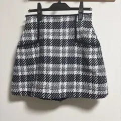 SNIDEL チェック ミニ スカート ロービングチェック スカショーパン