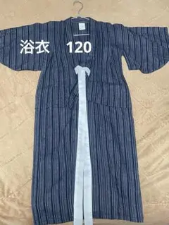 キッズ　しじら織　浴衣　男の子　単品