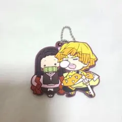鬼滅の刃　キャラばんちょうこうラバーマスコット　漆ノ型　禰豆子&善逸
