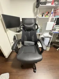 【引取希望】GTRACING ゲーミングチェア ブラック／メッシュ／フットレスト