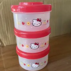 ハローキティ ミニ保存容器 3個セット サンリオ