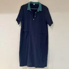 半袖シャツワンピース