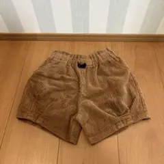 95 コーデュロイ　ブラウン　ショートパンツ