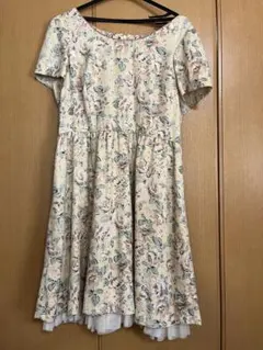 レストローズ　大きいサイズ　花柄　レース　ワンピース　17