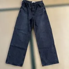 AZUL DENIM ハイウエストワイドデニム　ブラック　L 中古のサムネイル