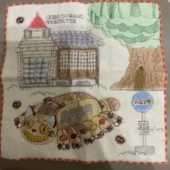 ジブリパーク限定　となりのトトロ　ネコバス　タオルハンカチ　新品未使用