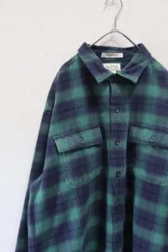 【90s✨】L.L.Bean オーバーサイズ タータンチェック ネルシャツ XL