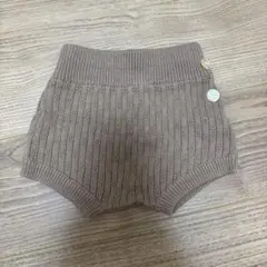 【美品】apres les cours ニットパンツ　70-80サイズ　ブラウン
