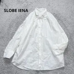 スローブイエナ　SLOBE IENA シャツカラースキッパーブラウス　ホワイトのサムネイル