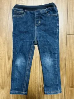 ☆プティマイン☆裏起毛デニムパンツ☆90cm