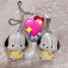 サンリオ　ポチャッコ　ぺたんこマスコット　キーホルダー