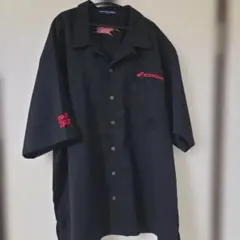 Honda FORZA 半袖ワークシャツ L 白 日本製 ホンダ 刺繍ロゴ - メルカリ