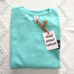 新品♡ YOUNG DOUBLE ミントグリーン トレーナー ♡