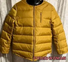 【未使用！】CHILD WOMAN リバーシブル ダウンジャケット