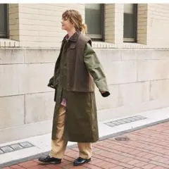 【値下げ中】ボア付きステンカラーコート／モノマート