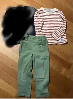 【美品】長袖カットソー＆長ズボンセット　クレードスコープ/Lee 120
