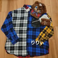 usjハミクマ チェックシャツ 71abfB4NiHL._UF350,350_QL50_.jpg