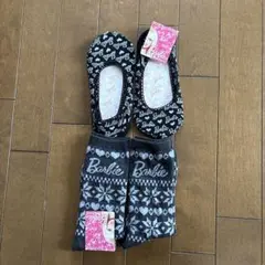 バービー ブラック グレーソックス 4足セットのサムネイル