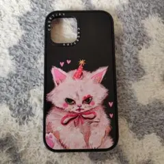 ☆セール☆　CASETiFY iPhone12ケース 猫柄 MagSafe対応