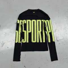 DIESEL SPORT ビッグロゴ ロングスリーブ テックカットソー