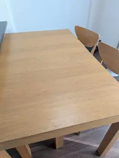 （引き取り希望）IKEAダイニングテーブル　伸縮