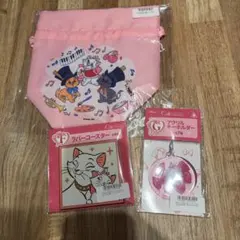 Disney にゃん・にゃん・にゃん　コレクション　Happyくじ 3点セット