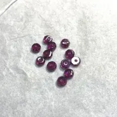 ロードライトガーネット♡ボタンカット