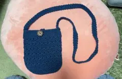 Mネイビー ショルダーバッグ