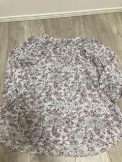 アンドラブ　花柄長袖　ブラウスLLサイズ