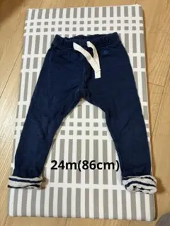 ネイビー ストライプパンツ(86cm)