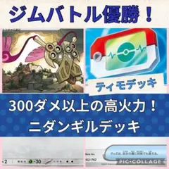 【ジムバトル優勝！】超高火力！ニダンギルデッキ