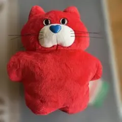 新品タグ付き　mojojojo BIGぬいぐるみ2 赤 ねこ ネコ