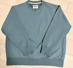 【美品】グローバルワーク　もっちり　スウェット　トレーナー　グリーン　Lサイズ