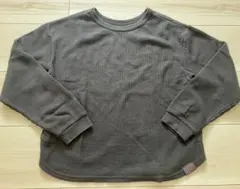 BREEZE ワッフル長袖カットソー 140