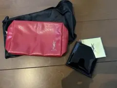 イブサンローラン ノベルティ ポーチ&ミラー