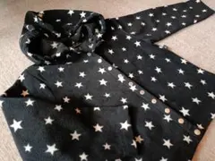 【美品】agnès b. 星柄フリースジャケット 8ans