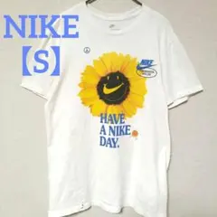 NIKE ひまわり スマイルTシャツ HAVE A NIKE DAY 白 S
