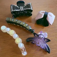 【美品】ヘアアクセサリー ⭐︎ 5点セット